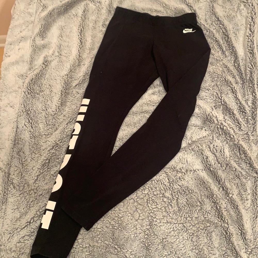 Nike “Just Do It” black leggings